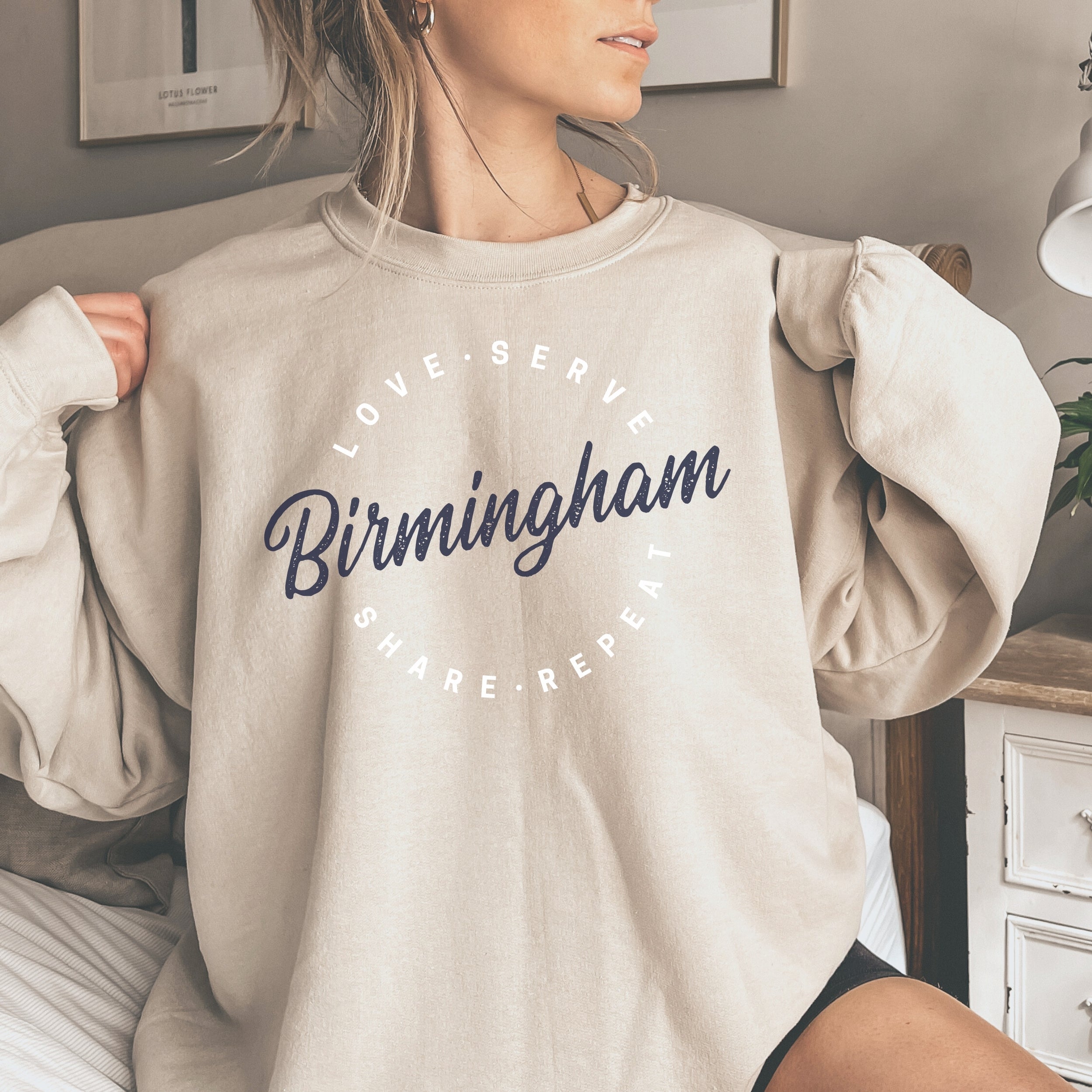 GKC Love Birmingham | Sand Sweatshirt