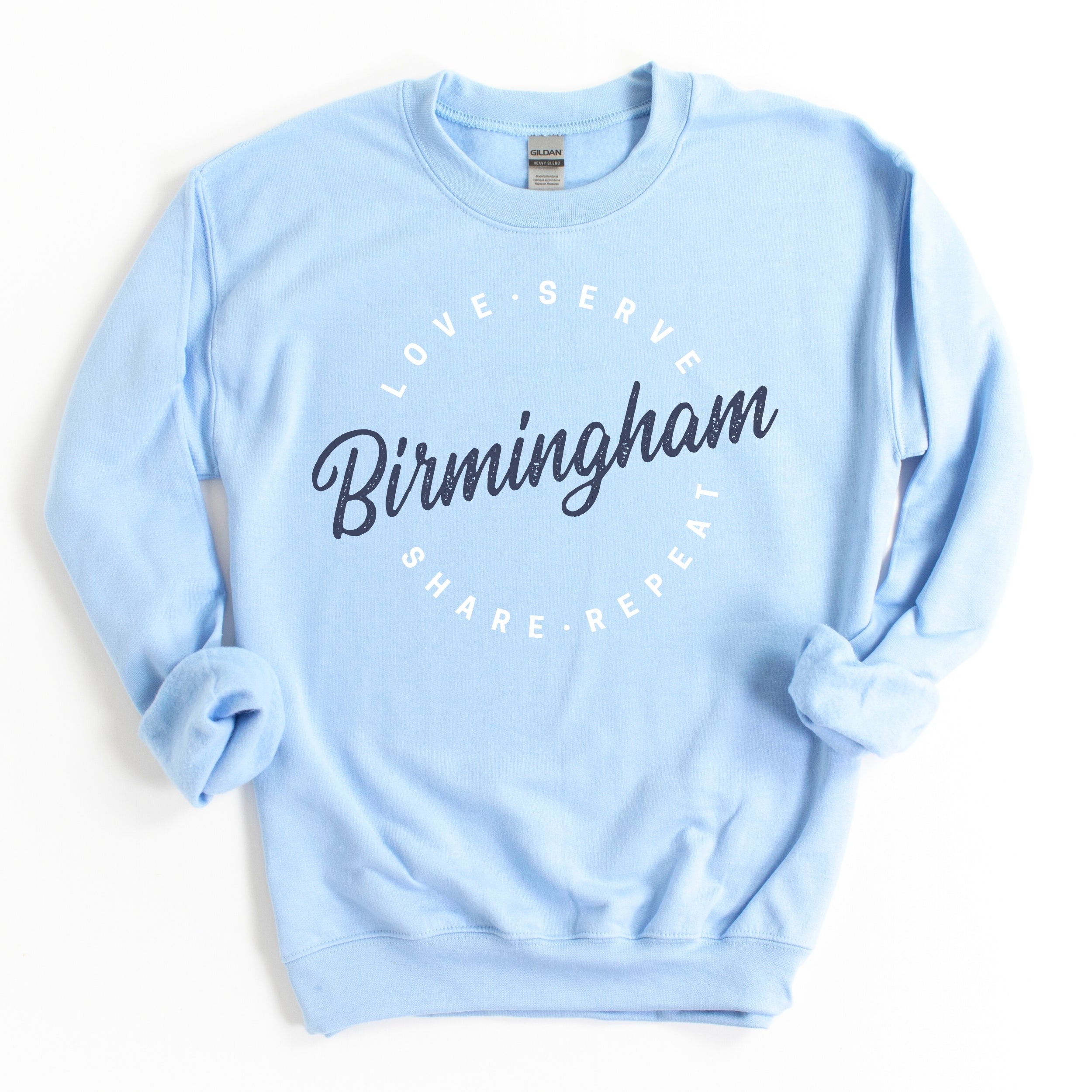 GKC Love Birmingham | Baby Blue Sweatshirt