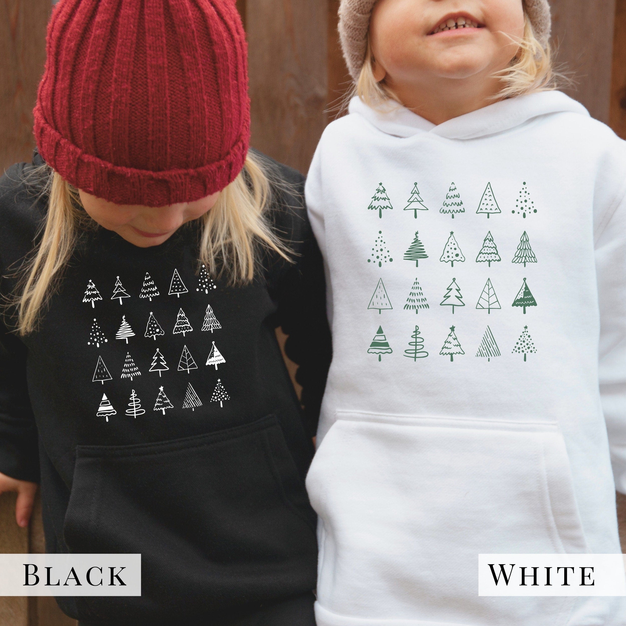 Christmas Tree Doodles Sweatshirt