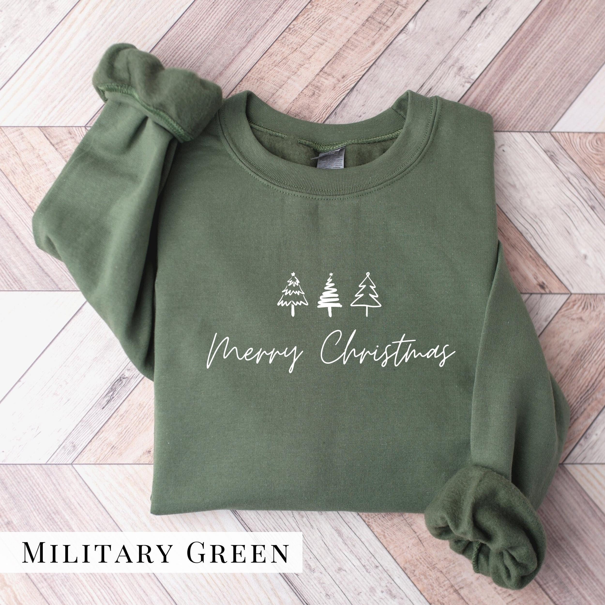 Three Trees Christmas Sweatshirt