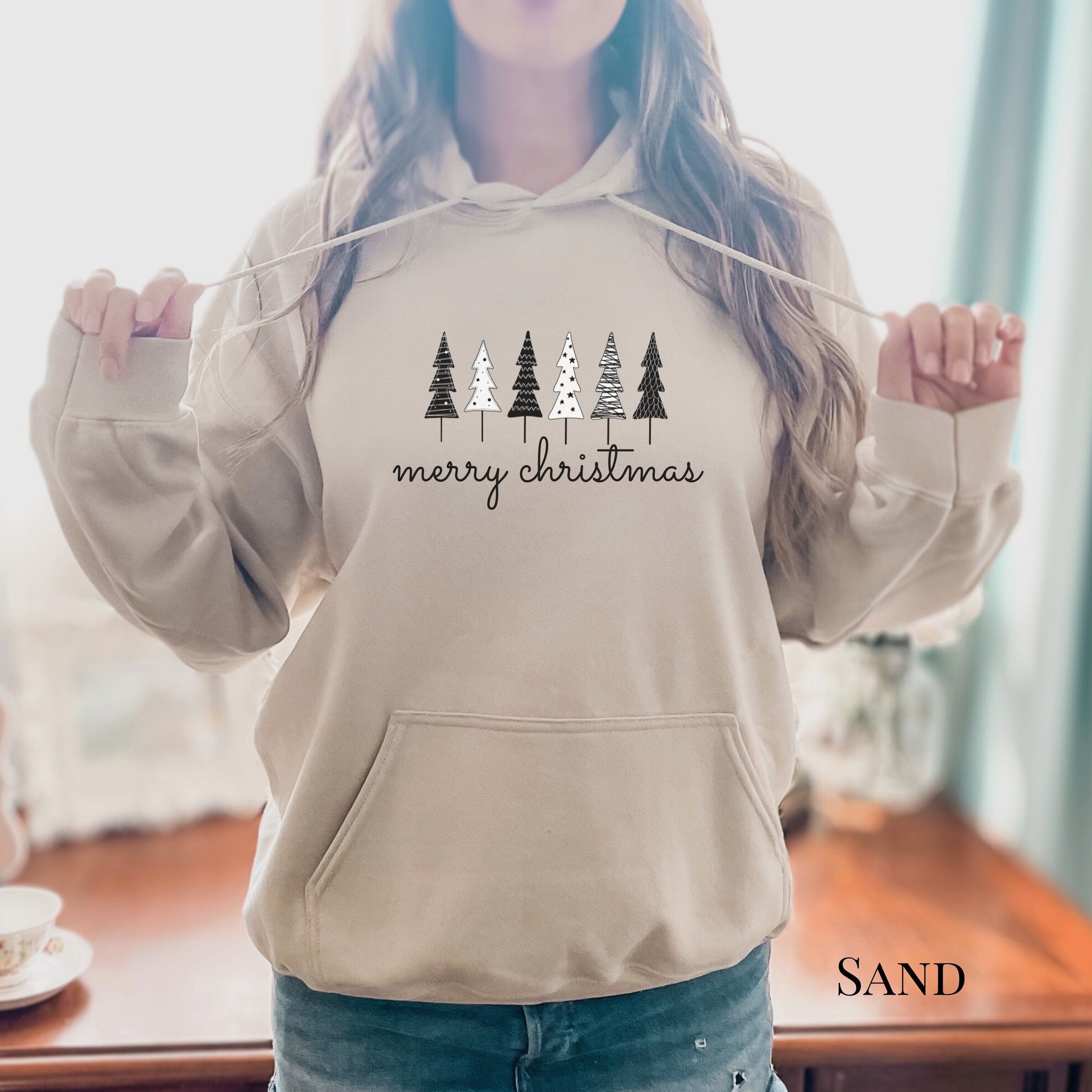 Boho Christmas Trees Sweatshirt