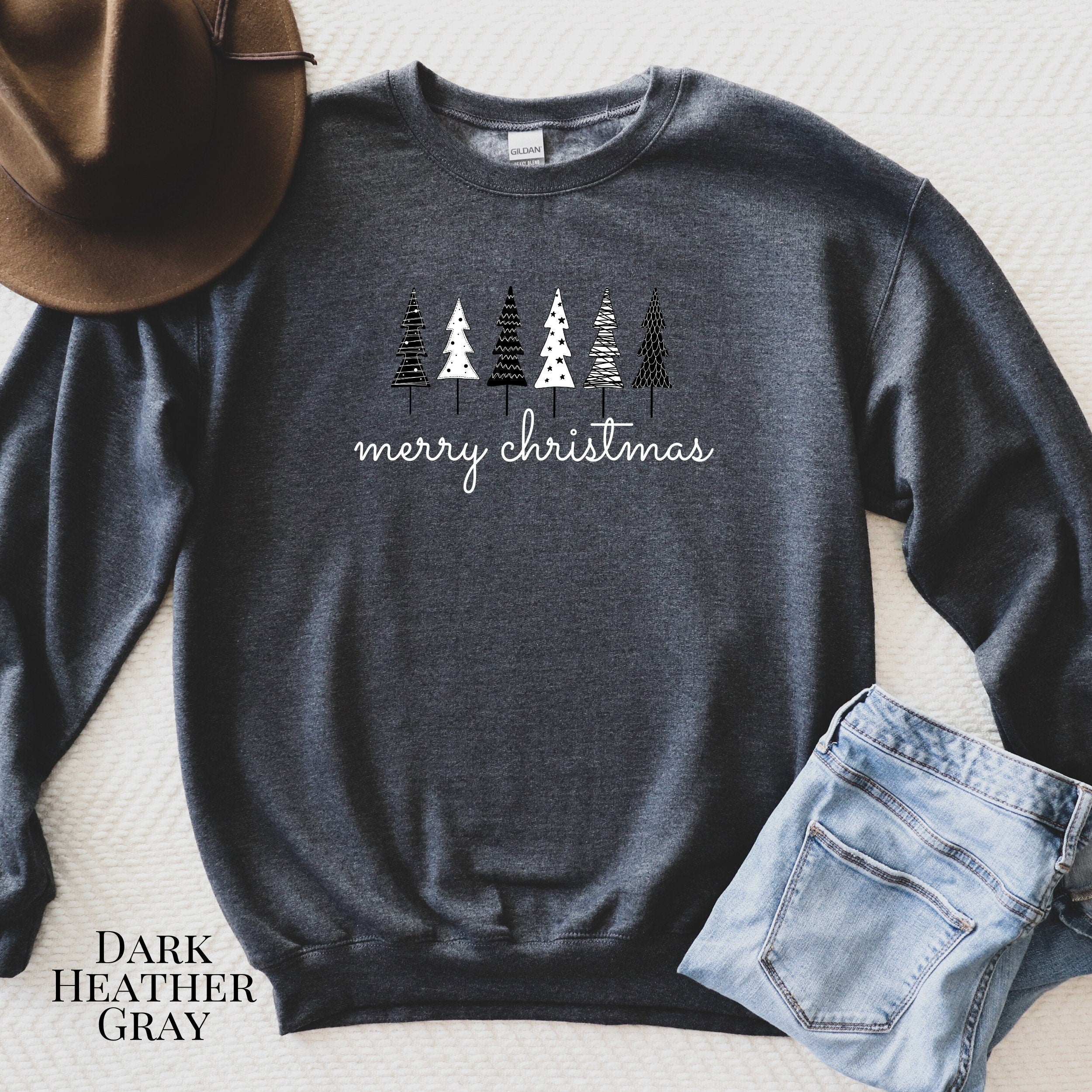 Boho Christmas Trees Sweatshirt