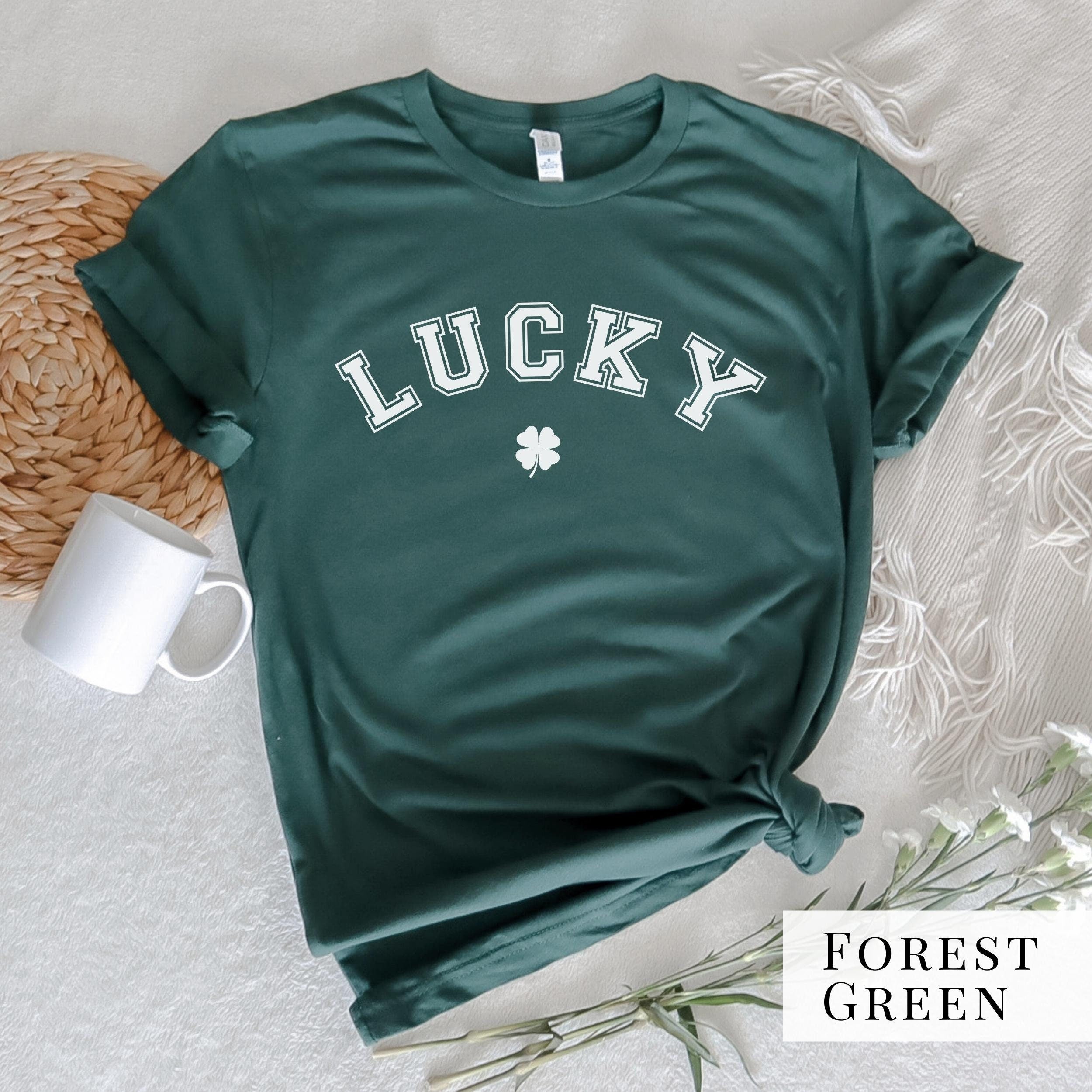Lucky Arched College Tee