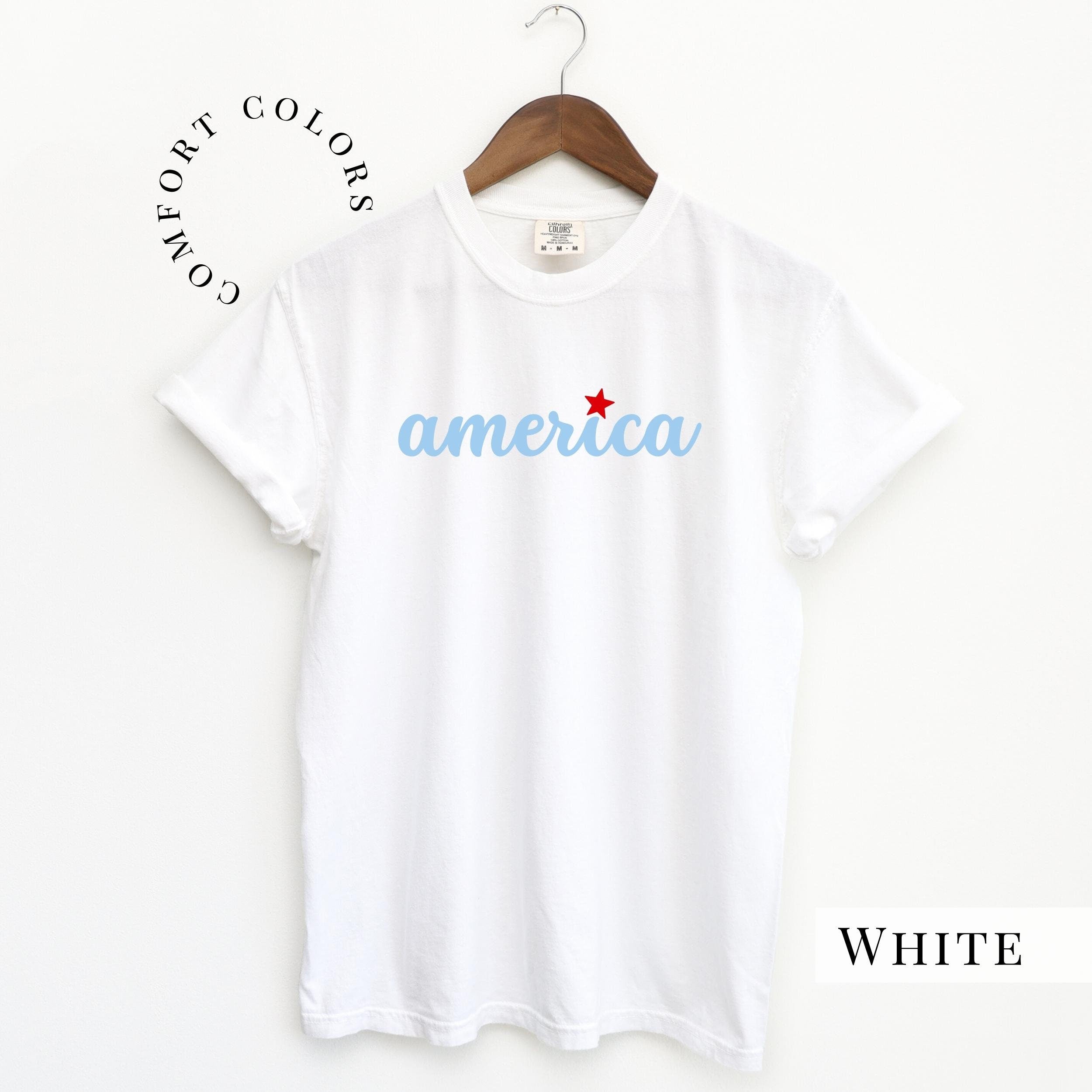 America Script Tee | Comfort Colors