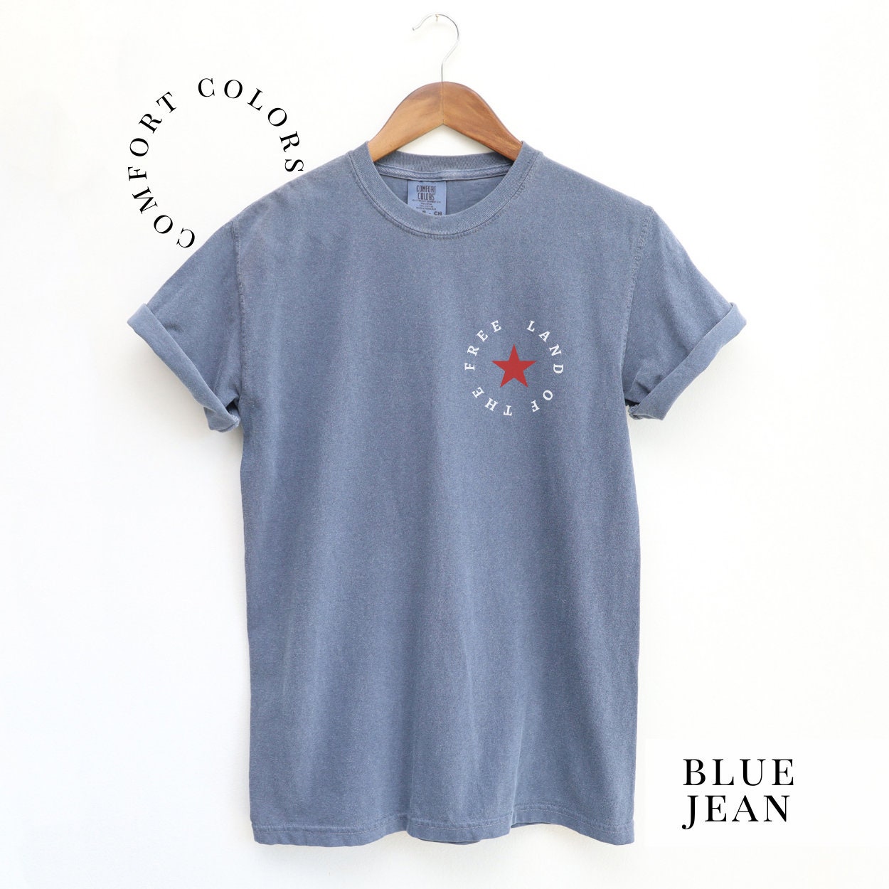 Land of the Free Tee | Comfort Colors