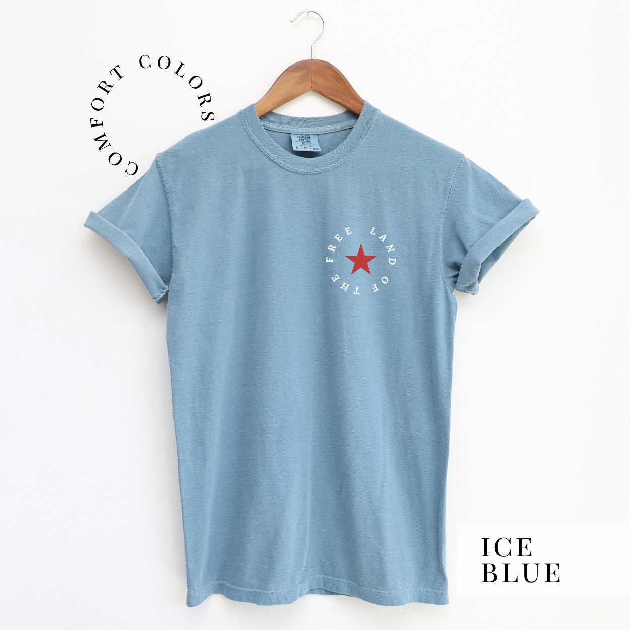 Land of the Free Tee | Comfort Colors