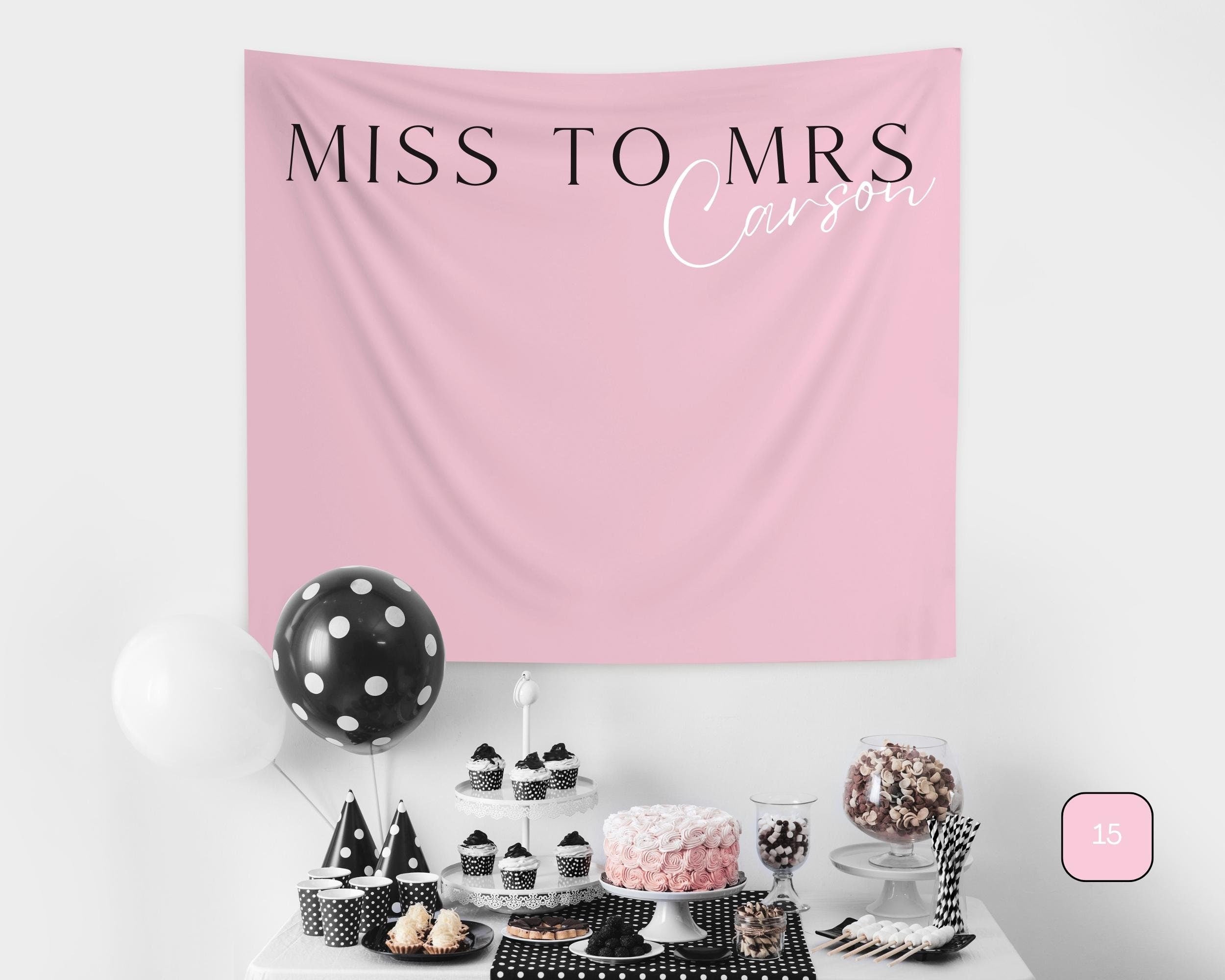 Miss to Mrs Backdrop