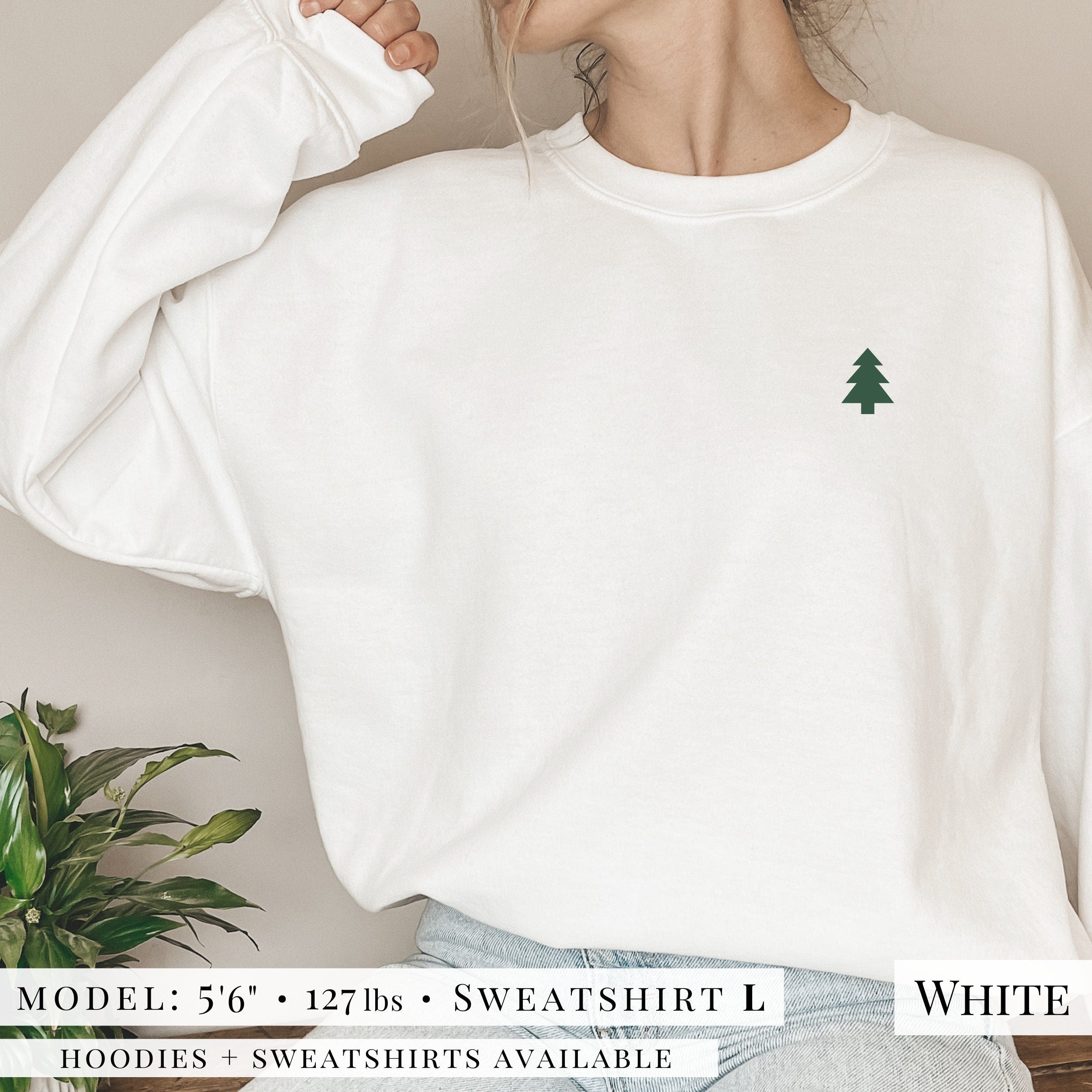 Just a Christmas Tree Sweatshirt
