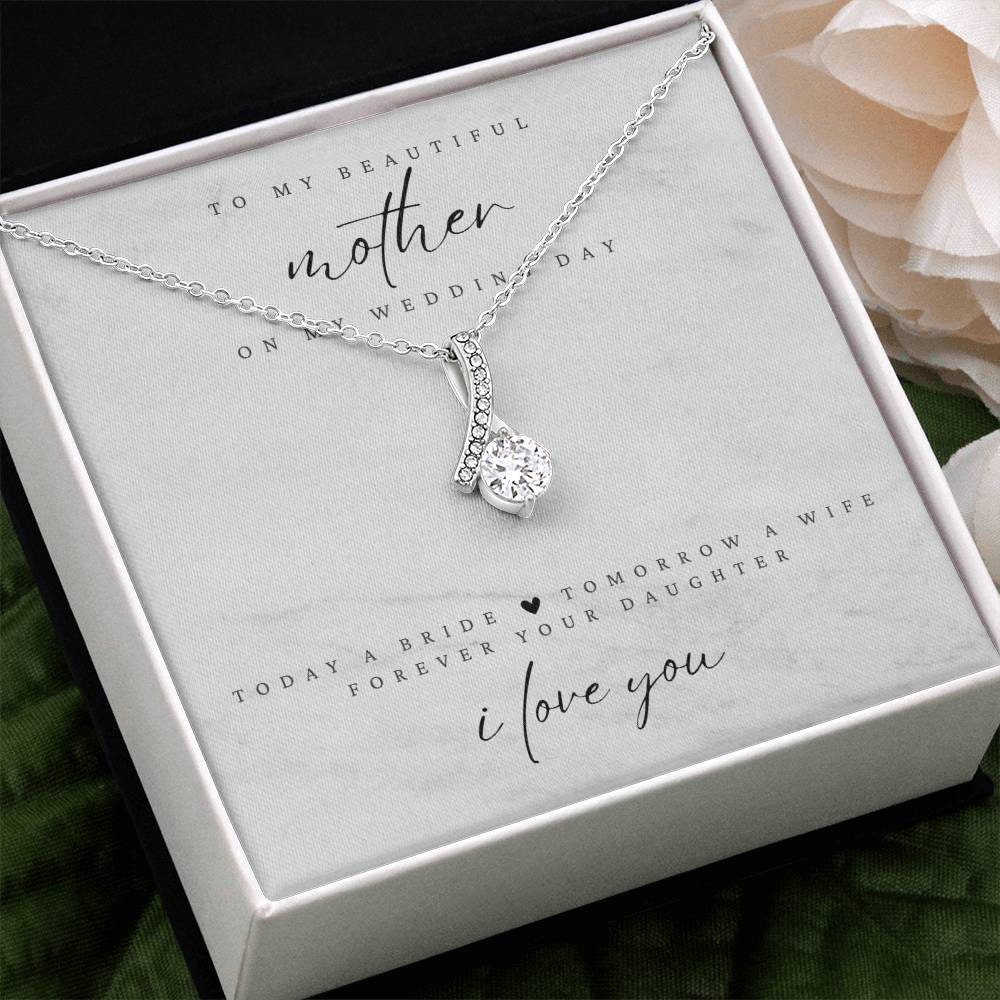 Mother of the Bride Pendant Necklace