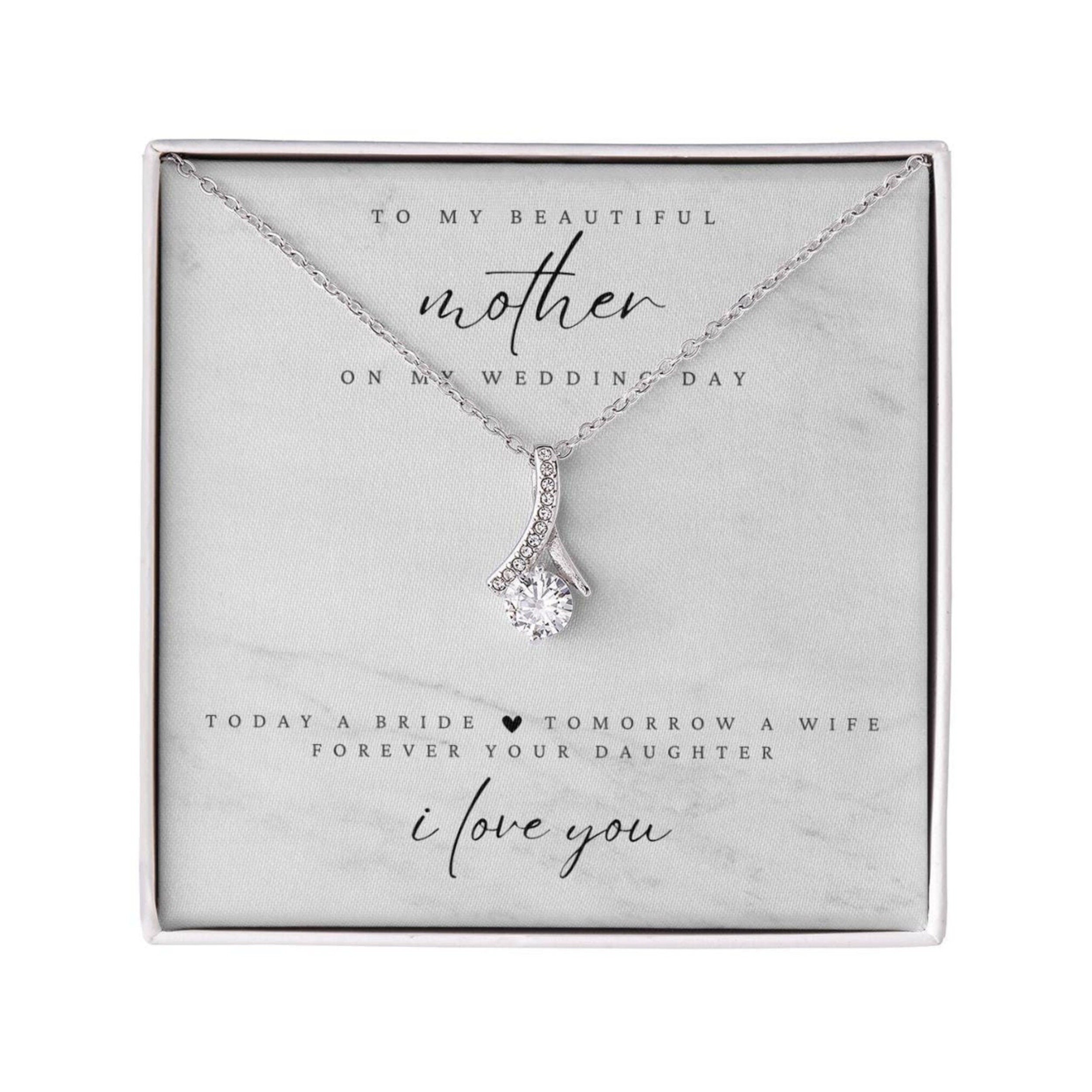 Mother of the Bride Pendant Necklace