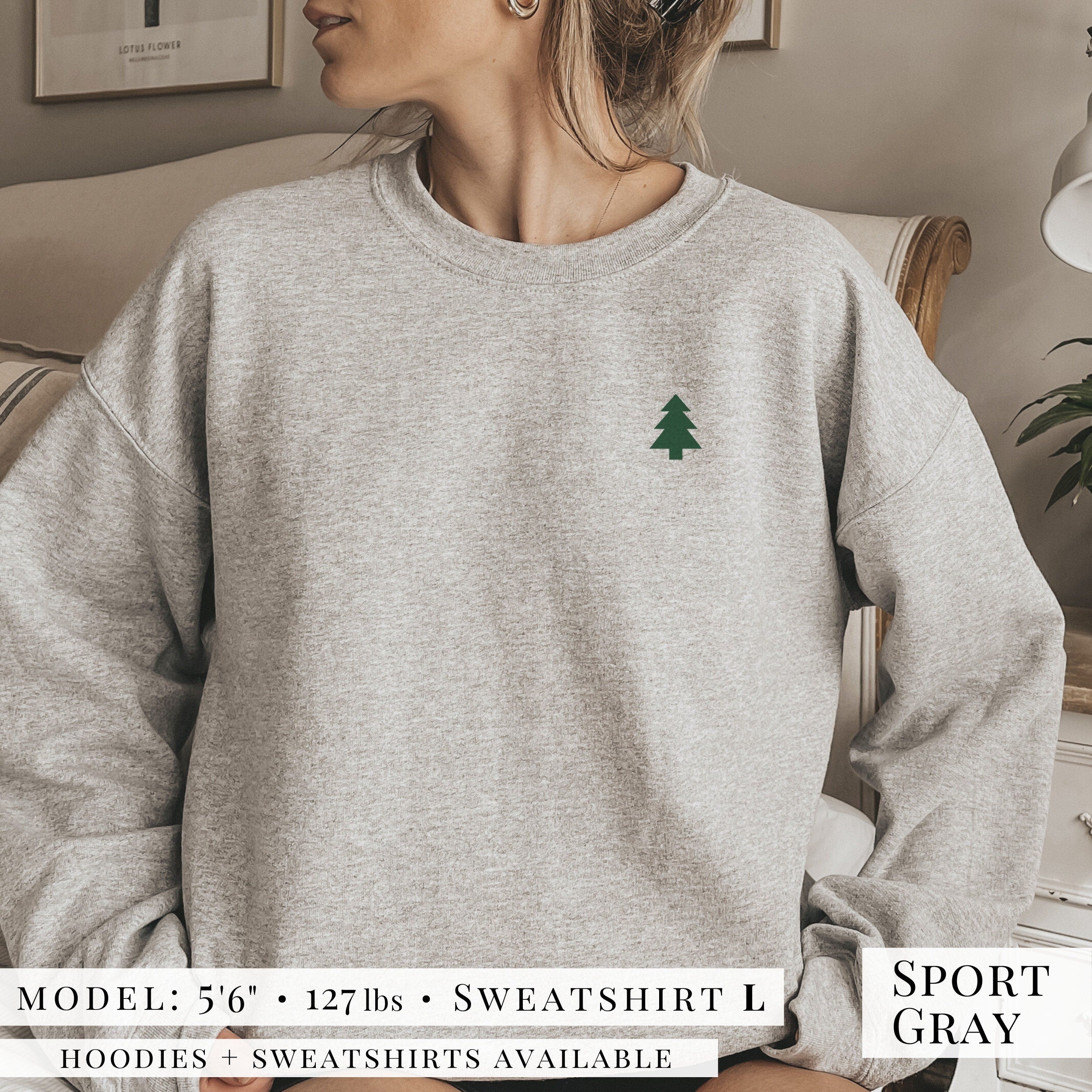Just a Christmas Tree Sweatshirt