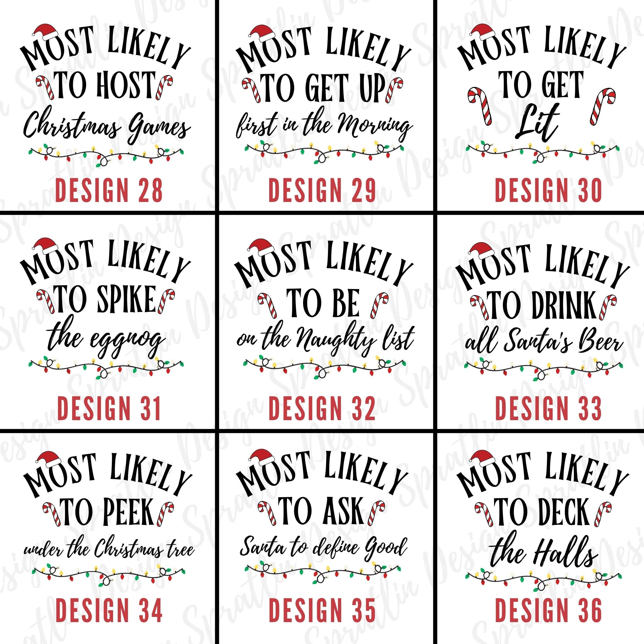 Group Christmas Tee | Most Likely Quotes